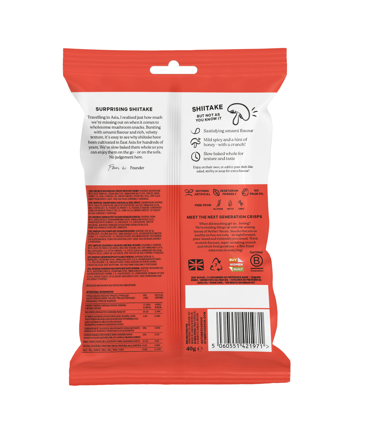 Hot Honey Mushroom Crisps | Other Foods