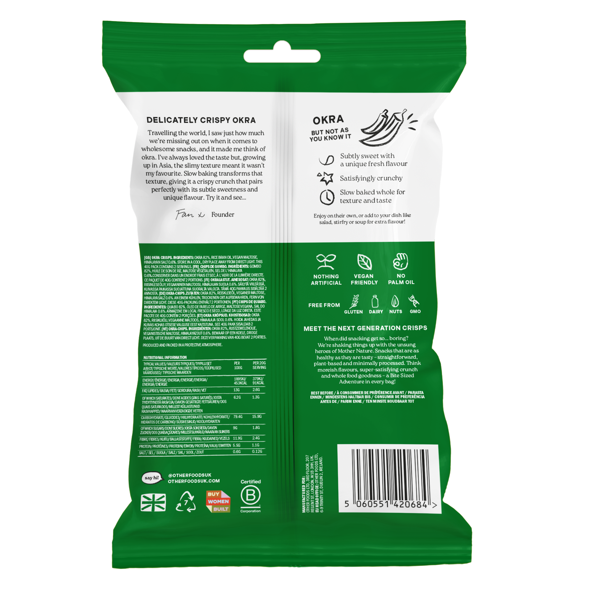 Okra Chips (8x40g)