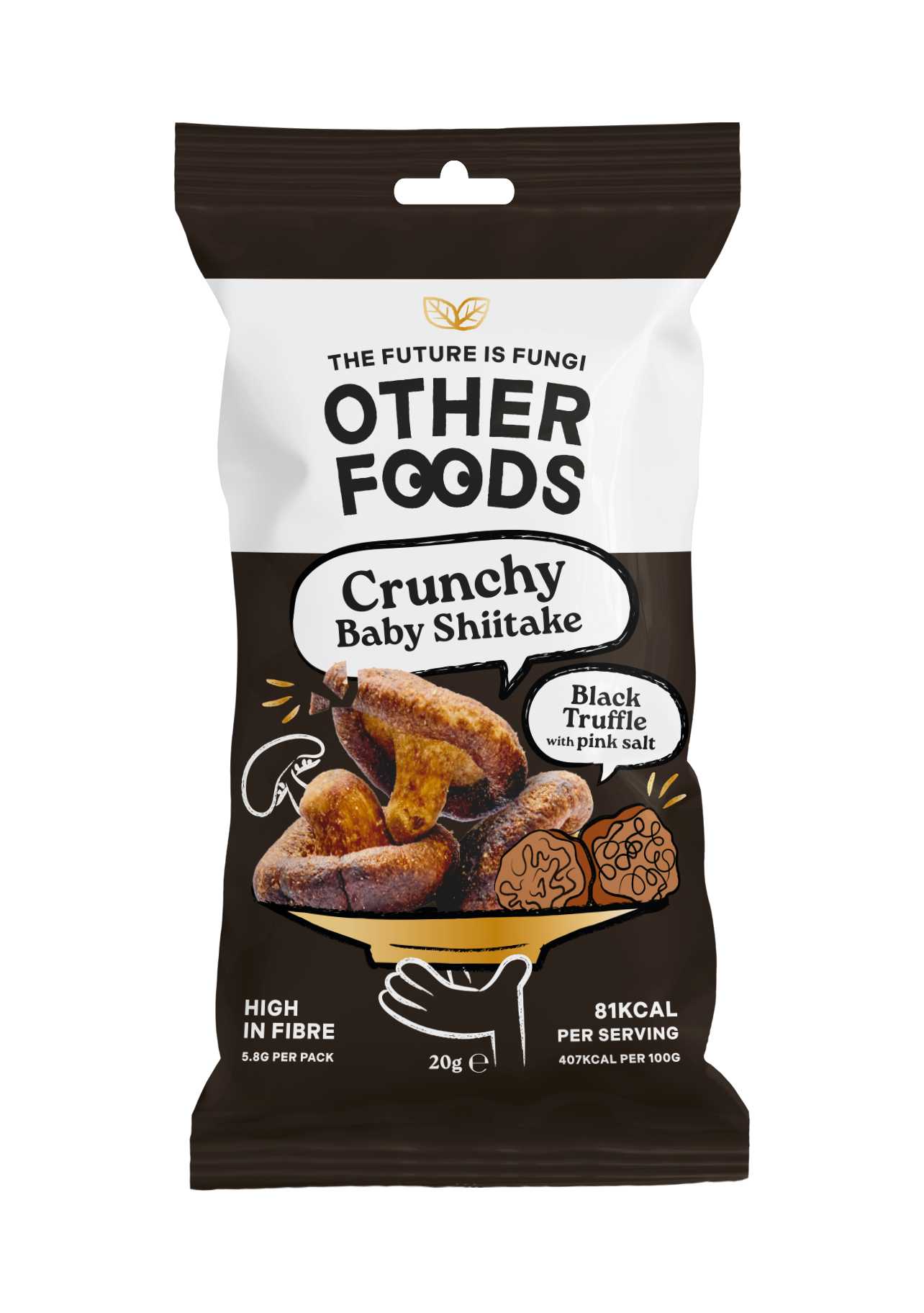 Baby Truffle Shiitake Mushroom Chips (20x20g)