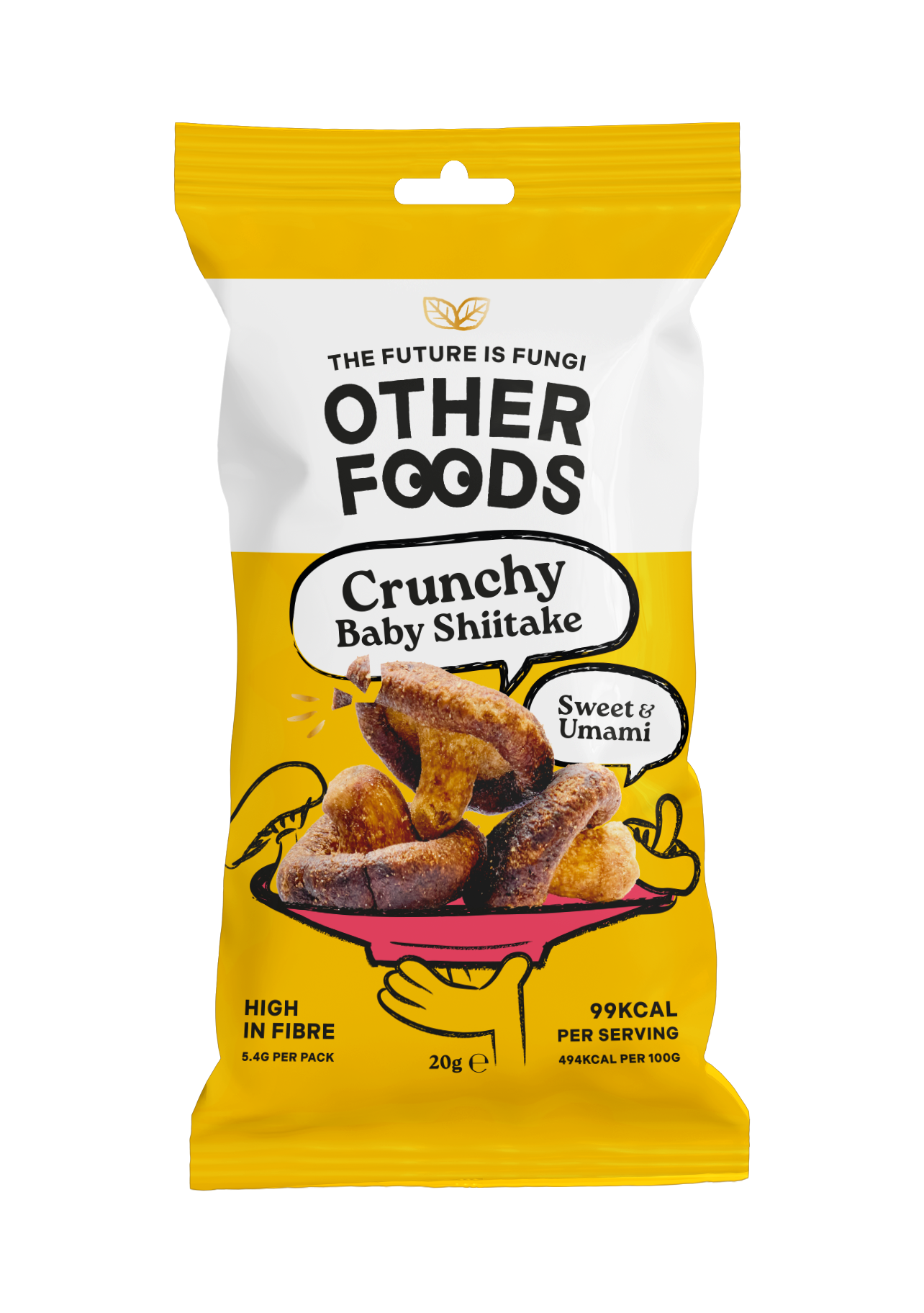 Baby Shiitake Mushroom Chips (20x20g)